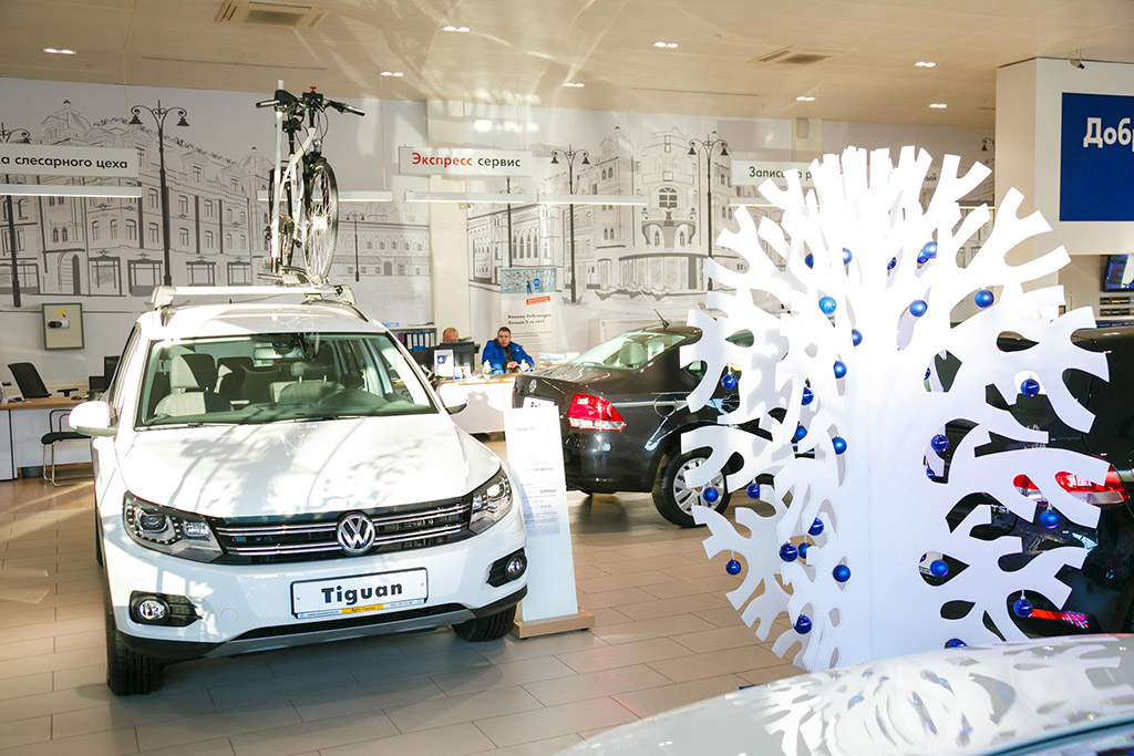 Новогодние праздники у официального дилера Volkswagen